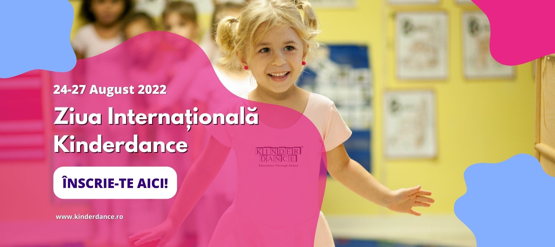 Kinderdance International Day banner home 19 august